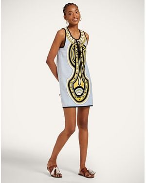 La DoubleJ Totem Mini Dress - Natural
