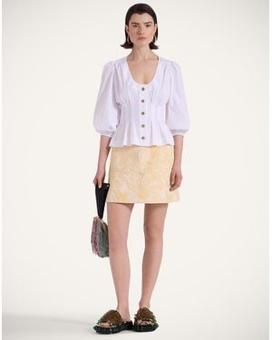 La DoubleJ Short Skirt - Natural