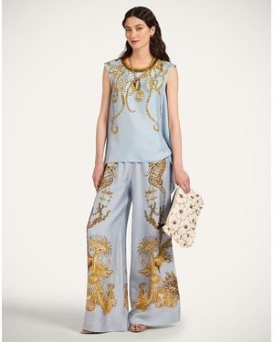 La DoubleJ Palazzo Pants - Blue