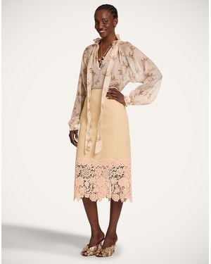 La DoubleJ Pencil Skirt - Natural
