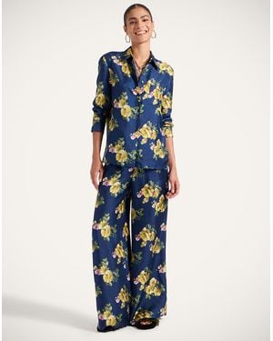 La DoubleJ Palazzo Trousers - Blue