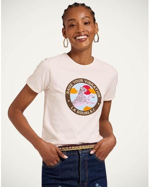 La DoubleJ The Cu-Tee Crop - White