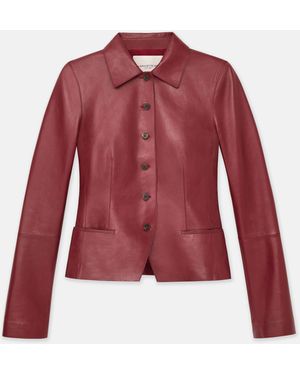 Lafayette 148 lambskin leather jacket hot sale