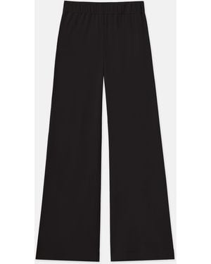 Lafayette 148 New York Matte Jersey Lenox Pant - Black