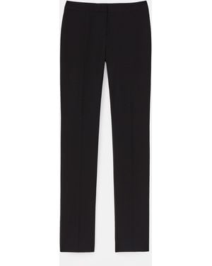 Lafayette 148 New York Petite Finesse Crepe Barrow Pant - Black
