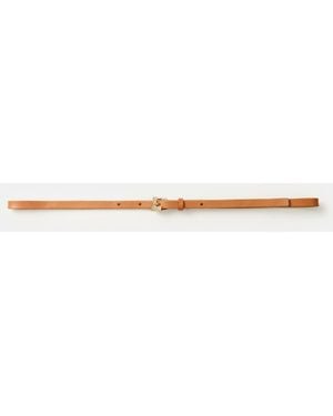 Lafayette 148 New York Nappa Leather Beam Skinny Belt - Multicolor