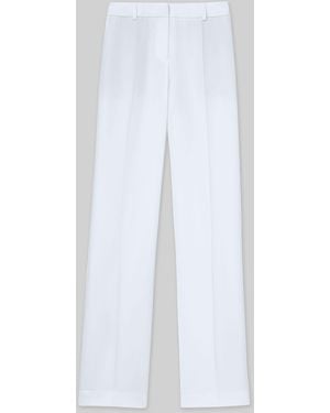 Lafayette 148 New York Plus-Size Finesse Crepe Gates Pant - White
