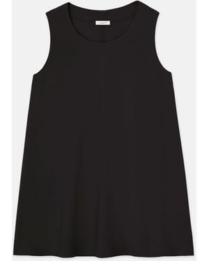 Lafayette 148 New York Lafayette 148 Ny Matte Jersey Scoop Neck Tank - Black