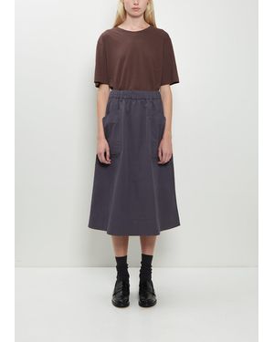 MHL by Margaret Howell Patch Pocket Organic Cotton Skirt - Blue