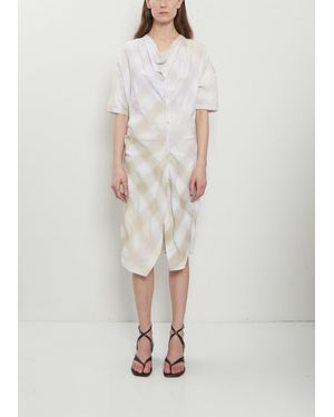 Lemaire Soft Collar Cotton Dress - White