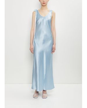 Simone Rocha Silk Bow Detail Camisole Dress - Blue