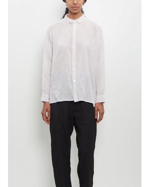 Pas De Calais Ramie Botanical Dye Blouse - White