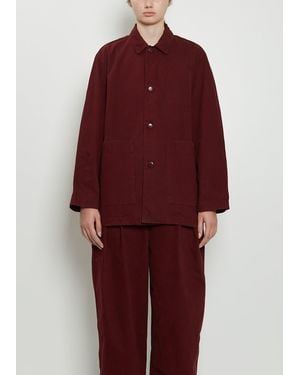 Toogood The Mechanic Cotton Jacket - Red