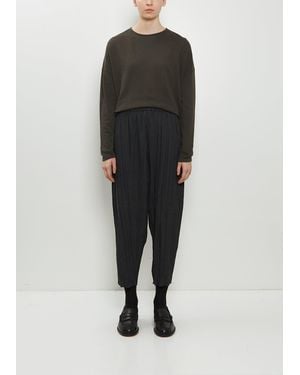 Pas De Calais Stretch Pleated Trousers - White