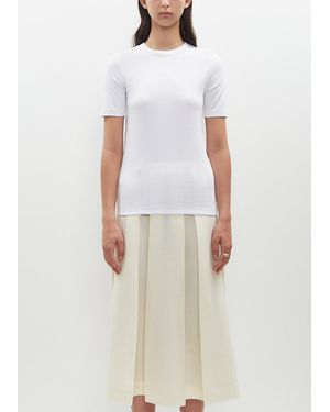 TOTEME Classic Rib Tee - White