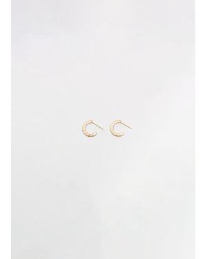 Noguchi Bijoux Bijoux Matiere Hoops - White