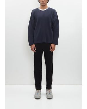 Homme Plissé Issey Miyake Wool Like Trousers - Blue