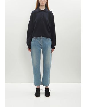 The Row Riaco Cotton Denim Jean - Blue