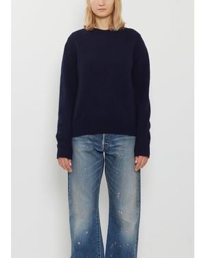 Begg x Co Hepburn Cashmere Crewneck - Blue