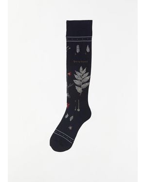 Antipast Botanical Xvii Compression High Socks - Black