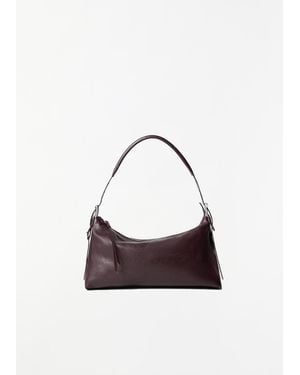 Lemaire Belted Baguette Bag - Purple