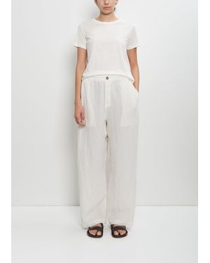 パンツ SOFIE DHOORE LOW CROTCH PANTS WITH ZIP AND DRAWSTRING Sofie D ́hoore Low Crotch Pants With Zip And Drawstring in