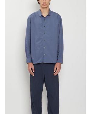 Bergfabel Men Farmer Cotton Shirt - Blue