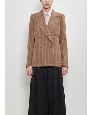 Dries Van Noten Linen Beau Jacket - Black