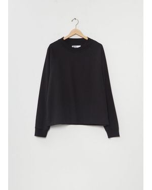 MHL by Margaret Howell Mock Neck Cotton T-shirt - Black