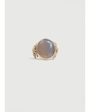 Anaconda Mediterraneo Yellow Gold Ring - White