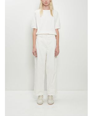 MHL by Margaret Howell Field Cotton Trouser - White