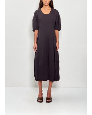 Lemaire Balloon Fluid Dress - Blue