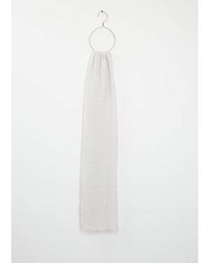 Begg x Co Staffa Cashmere Silk Solid Scarf - Black