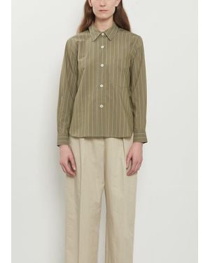 Margaret Howell Simple Cotton Silk Shirt - Natural