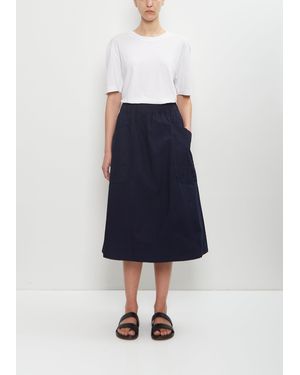 MHL by Margaret Howell Cotton Patch Pocket Skirt - Blue