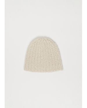 Wommelsdorff Zuri Cashmere Silk Beanie - White