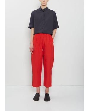 Apuntob Linen Tapered Trousers