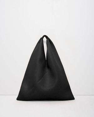 MM6 by Maison Margiela Triangle Mesh Tote - Black