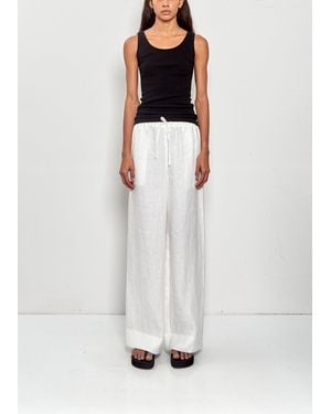 Comoli Canapa Wide Pants - White