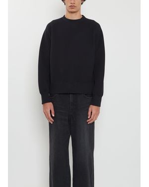 Sacai Men Sponge Pullover Sweatshirt - Black