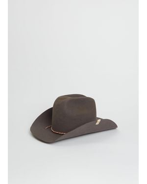 Visvim Men Vin Cowboy Hat - Brown