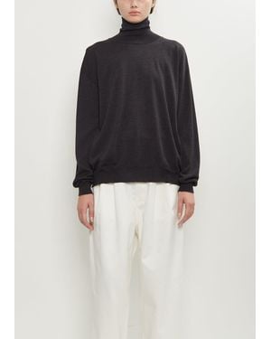 Sofie D'Hoore Maffei Wool Turtleneck Pullover - Black