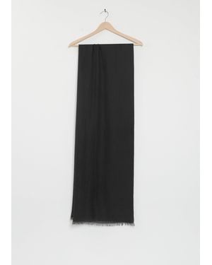 Denis Colomb Nuage Cashmere Shawl - Black