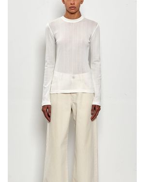 The Row Dantea Cotton Top - White