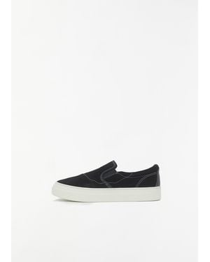 Stepney Workers Club Om2a Omni Lister Silk Suede Trainer - White