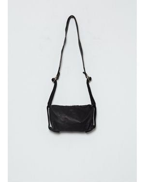 Guidi Leather Crossbody Bag, Small - White