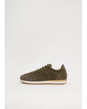 TOTEME Sport Suede Panels Trainers - Green