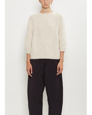 Wommelsdorff Momo Cashmere Silk Sweater - White