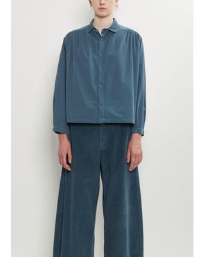 Labo.art Riga Fine Cotton Corduroy Shirt - Blue