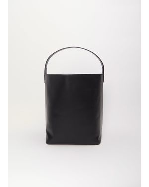 AURALEE Leather Shoulder Bag - Black